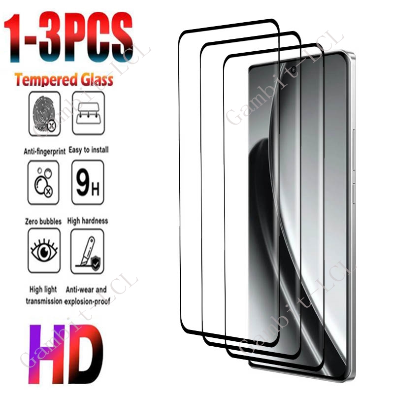 1-3PCS 3D Curved Full Tempered - đánh giá và giá Realme Gt 6