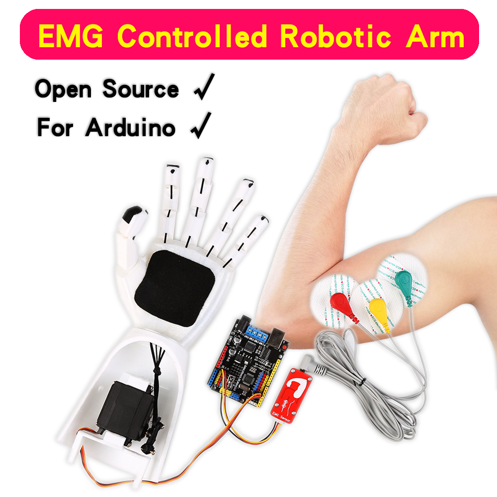 EMG Sensor Robotic Arm Electri - đánh giá và giá Muscle Sensor Emg