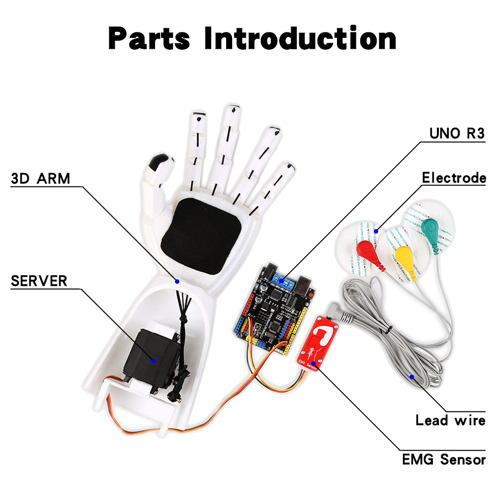 EMG Sensor Robotic Arm Electri - đánh giá và giá Muscle Sensor Emg