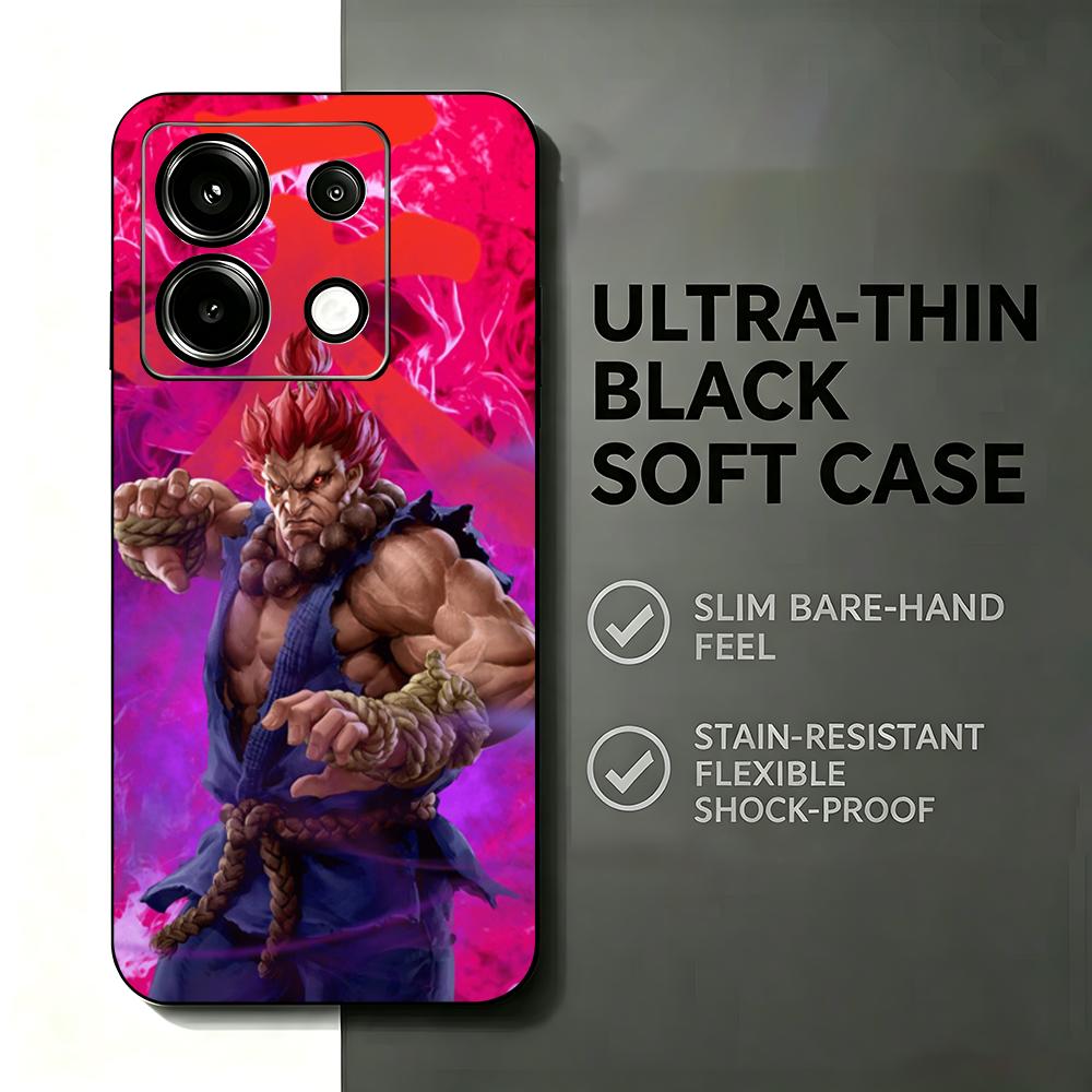 Hot Game SF6 Akuma Phone Case  - đánh giá và giá Xiaomi Redmi Note 13