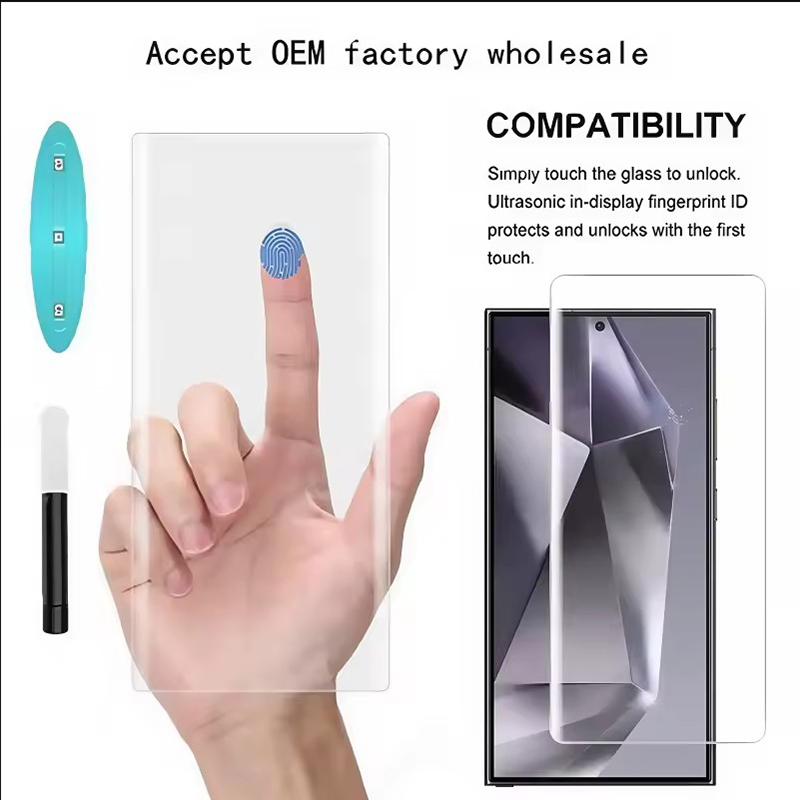 UV Liquid Glue Tempered Glass  - đánh giá và giá Oppo Reno 12