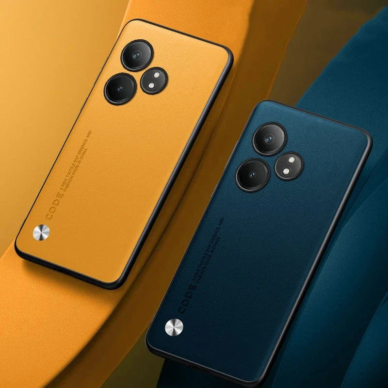 Rugged Leather Case for Realme - đánh giá và giá Realme Gt 6