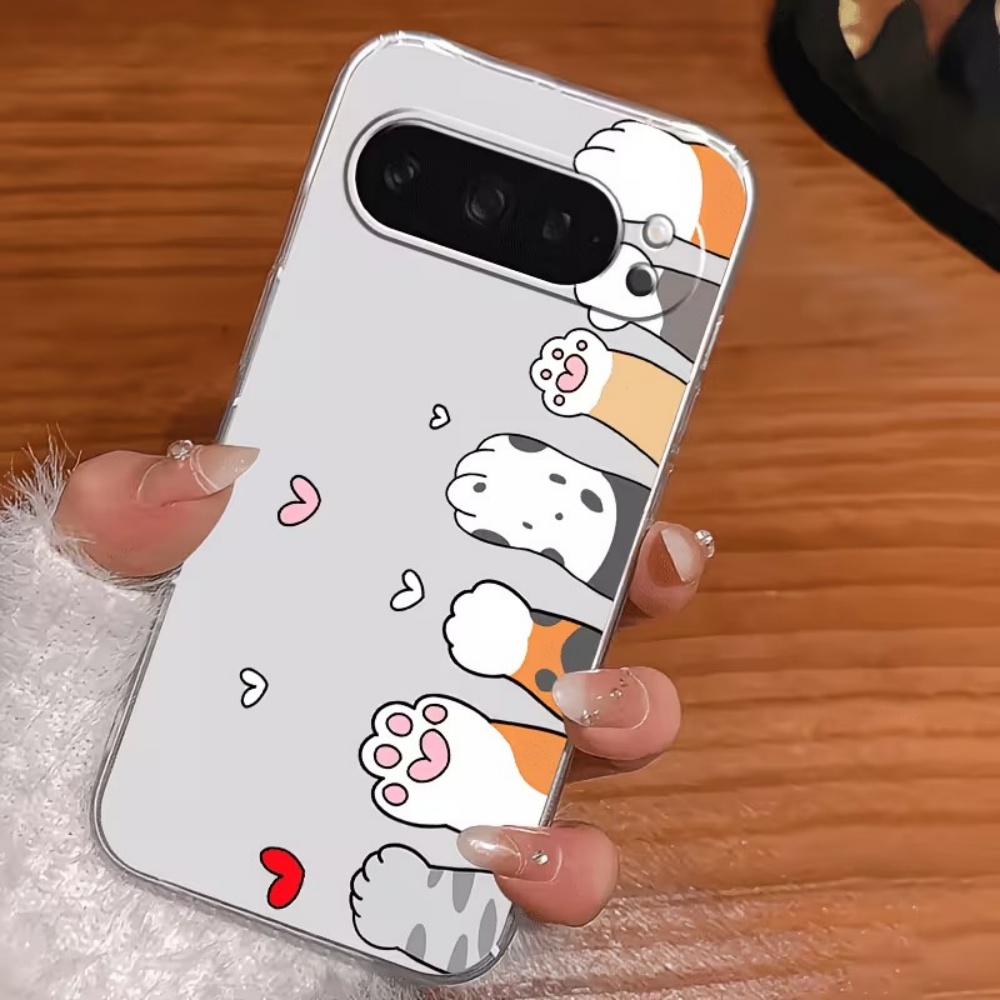 Cartoon Cat Paw Print Crystal  - đánh giá và giá Google Pixel 9