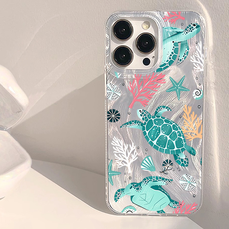 Silk texture Teal ocean Animal - đánh giá và giá Xiaomi Redmi Note 14