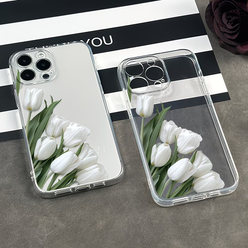 Tulip Printed Phone Case Case  - đánh giá và giá Apple Iphone 15