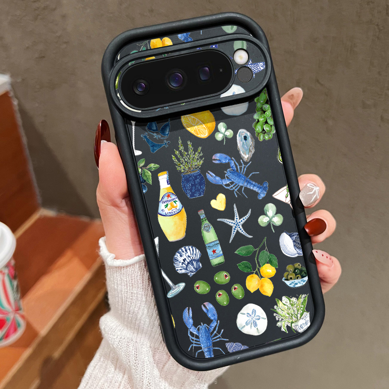 Ocean Whale Patterned TPU Phon - đánh giá và giá Google Pixel 9