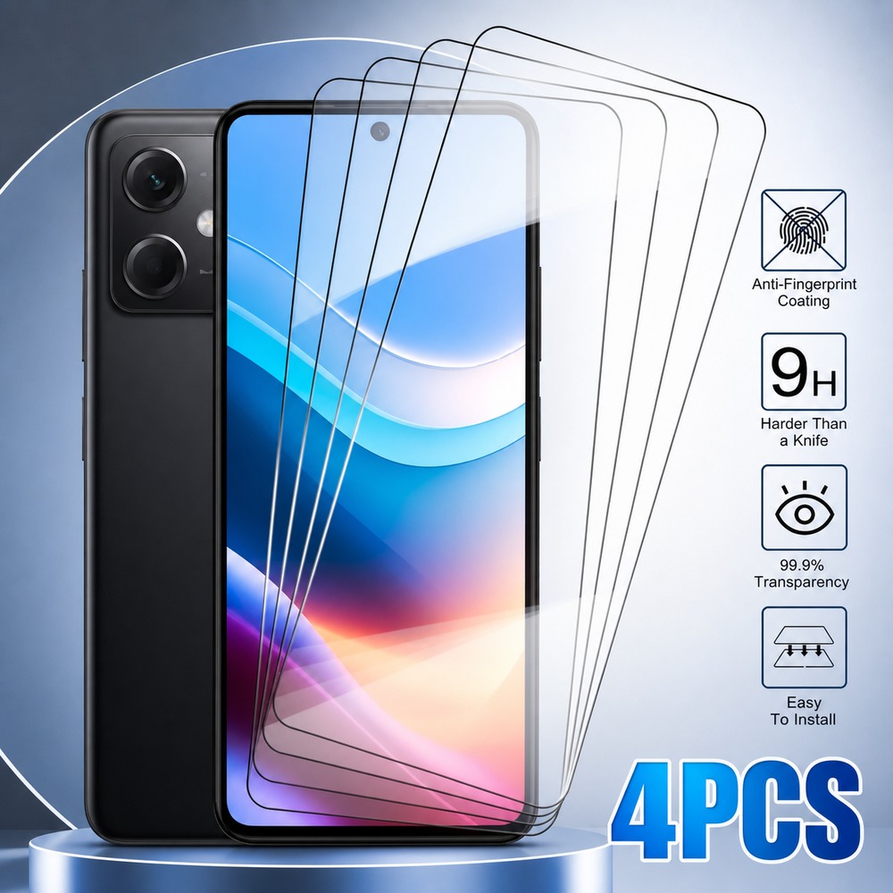 4PCS Tempered Glass For Realme - đánh giá và giá Realme C67