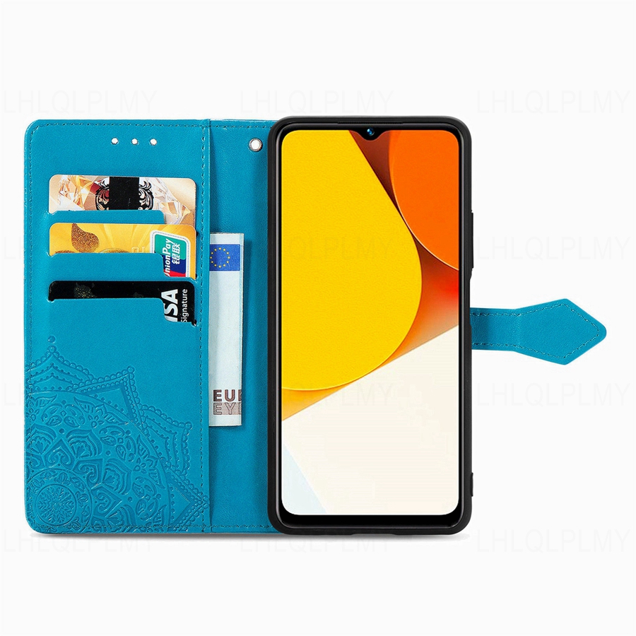 Floral Book Leather Wallet Cas - đánh giá và giá Vivo Y28