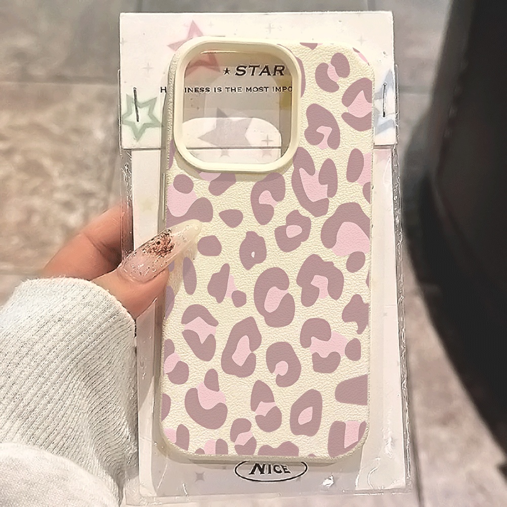 Pale Purple Leopard Print Phon - đánh giá và giá Apple Iphone 15