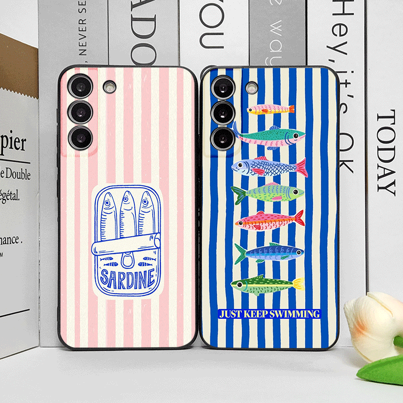 Cute Striped Pattern Sardines  - đánh giá và giá Oppo Reno 12