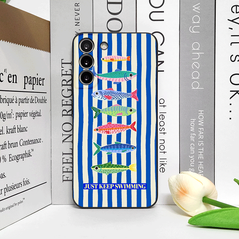 Cute Striped Pattern Sardines  - đánh giá và giá Oppo Reno 12