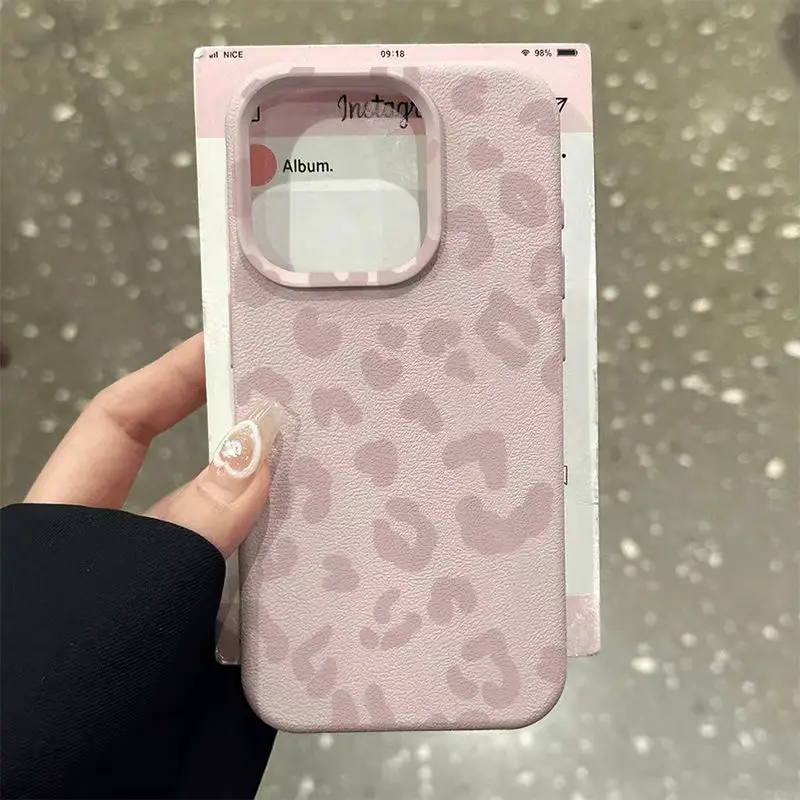 Pink Leopard Print Lichee Patt - đánh giá và giá Xiaomi Redmi Note 14